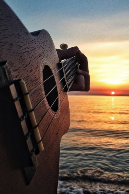 guitar in the sand-live music on fort myers beach-fort myers beach life
